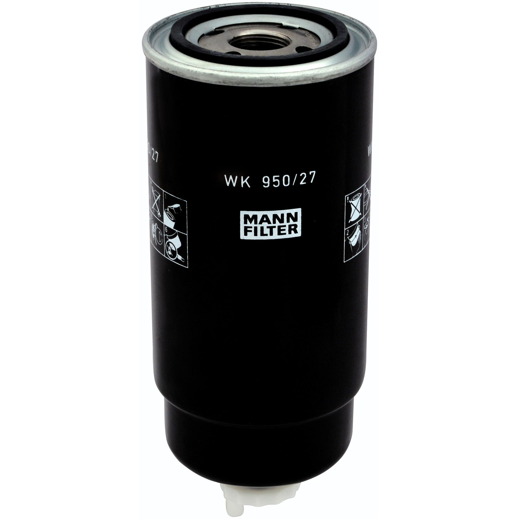 Filtro Blindado de Combustível Separador de Água - Mann-Filter - WK950/27x - (1)
