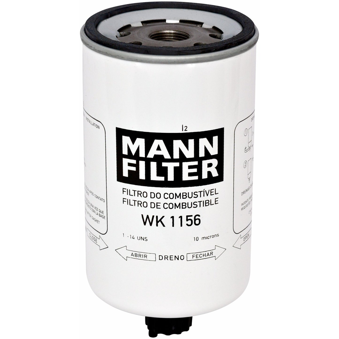 Filtro Blindado de Combustível Separador de Água - Mann-Filter - WK1156 - (1)
