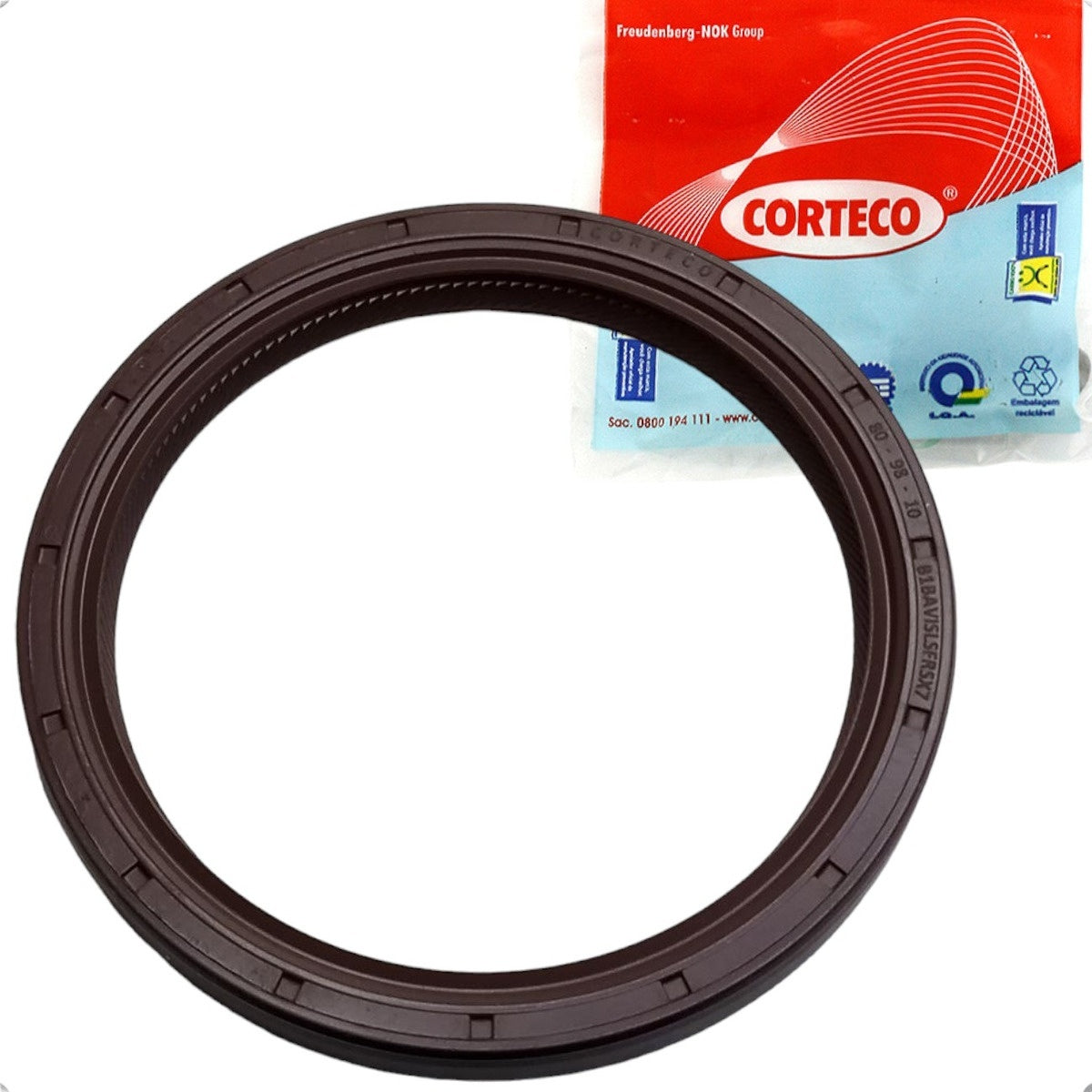 Retentor do Virabrequim 80 x 98 x 10 mm - Corteco - 2702V - (1)