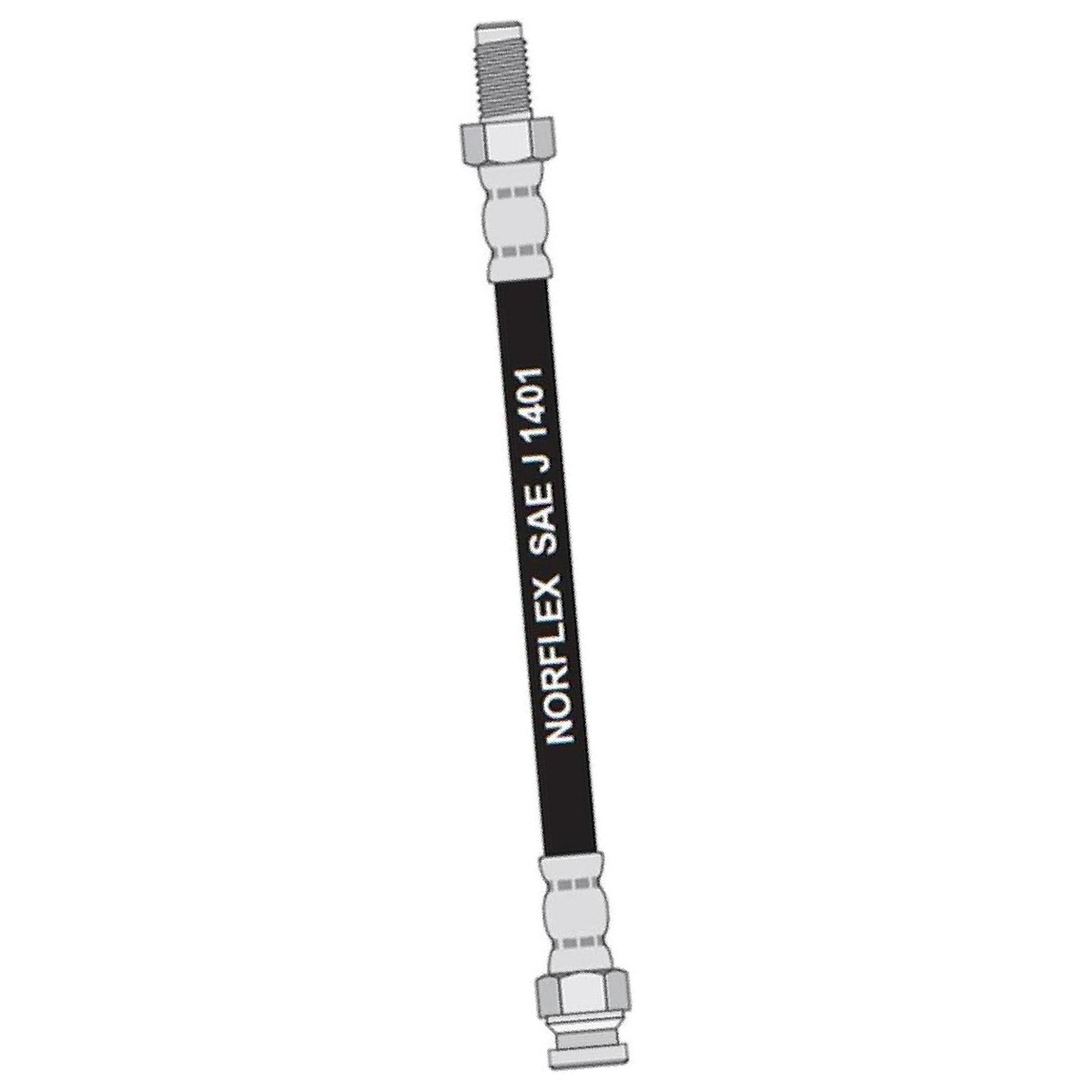 Mangueira Flexível de Freio Traseiro para Fiat Palio Weekend - Norflex - 2110 - (2)