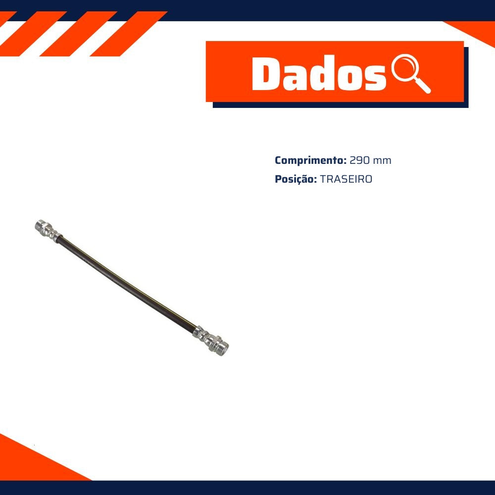 Mangueira Flexível de Freio Traseiro - Norflex - 3107 - (1)