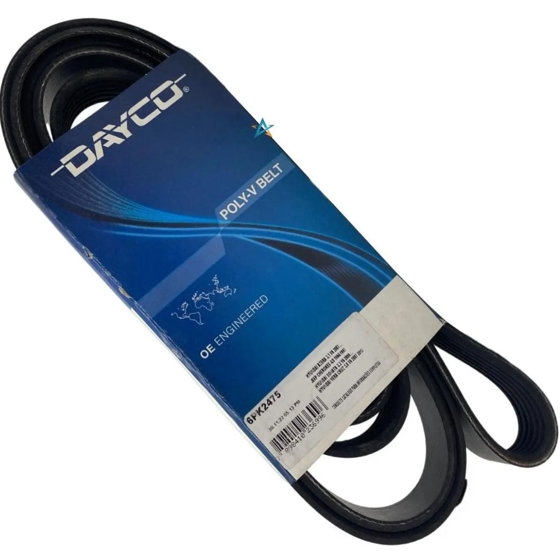 Correia de Acessórios Multi V 6 estrias - CONTITECH - 6PK2475 - (1)