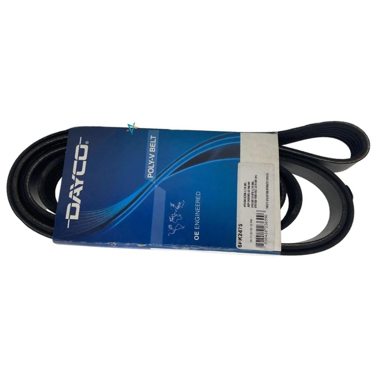 Correia de Acessórios Multi V 6 estrias - CONTITECH - 6PK2475 - (5)
