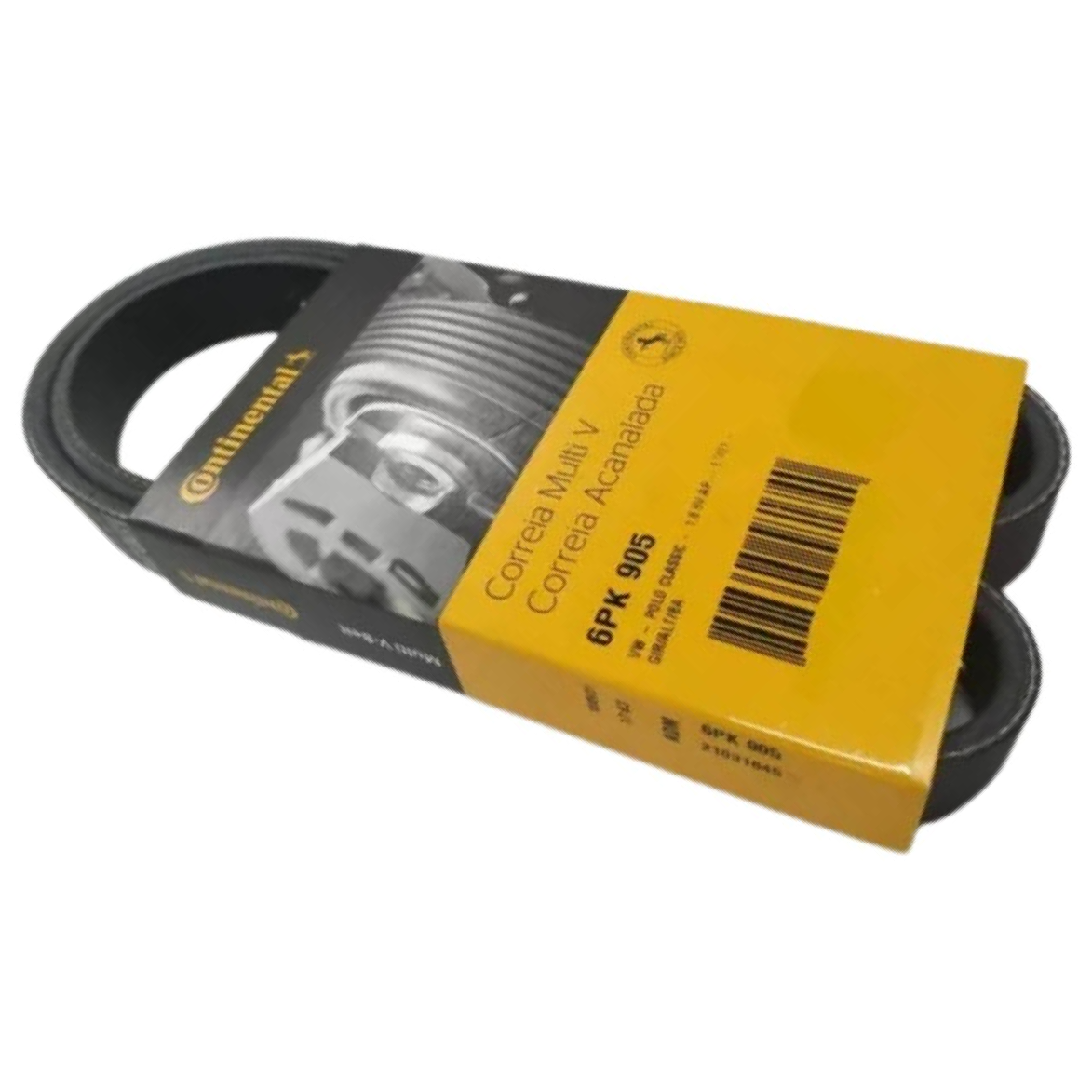 Correia de Acessórios Micro V 905 mm para Fiat Ducato e Volkswagen Polo Classic - Continental Contitech - 6PK905 - (4)