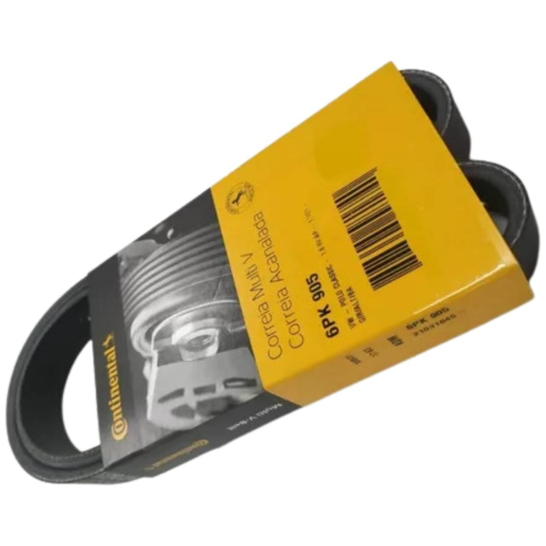 Correia de Acessórios Micro V 905 mm para Fiat Ducato e Volkswagen Polo Classic - Continental Contitech - 6PK905 - (5)