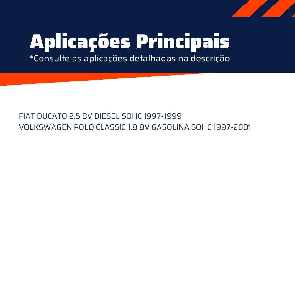 Correia de Acessórios Micro V 905 mm para Fiat Ducato e Volkswagen Polo Classic - Continental Contitech - 6PK905 - (3)