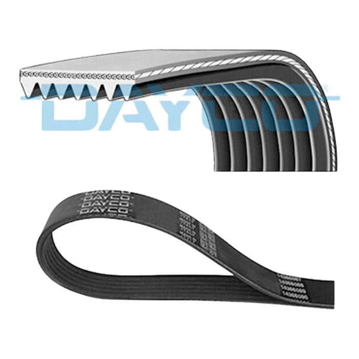 Correia de Acessórios Poly-V 7 Estrias para Alfa Romeo 164 - Dayco - 7PK1980 - (2)