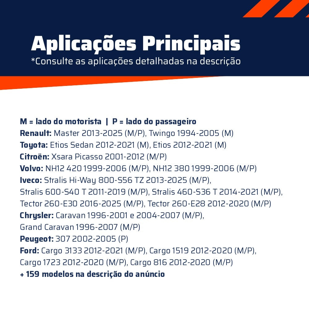Palheta Limpador 26" - Dyna - 164 - (4)