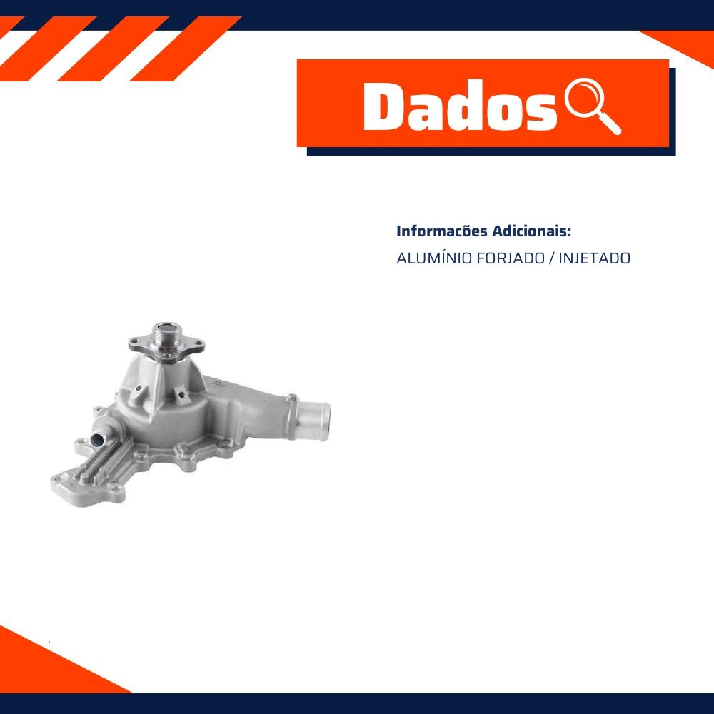 Bomba D'Água para Ford Explorer e Ranger - Indisa - 204011 - (3)