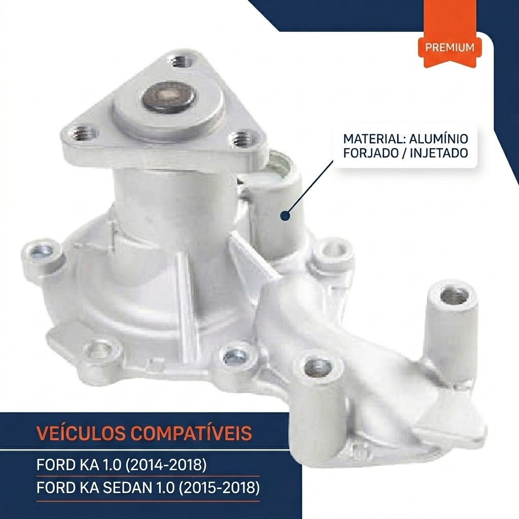 Bomba D'Água para Ford Ka e Ka Sedan - Indisa - 204502 - (2)