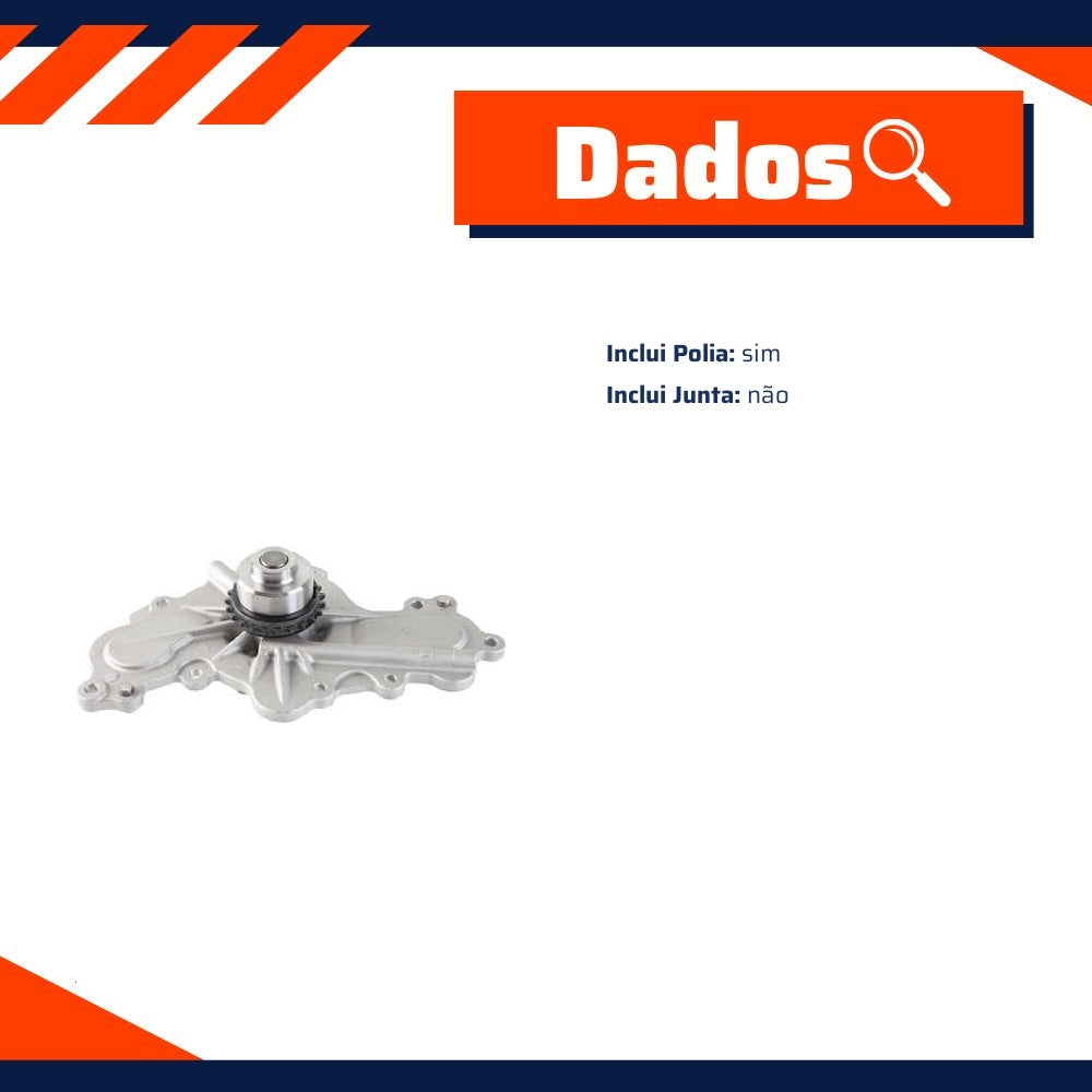 Bomba D'Água para Ford Edge - Indisa - 204522 - (3)
