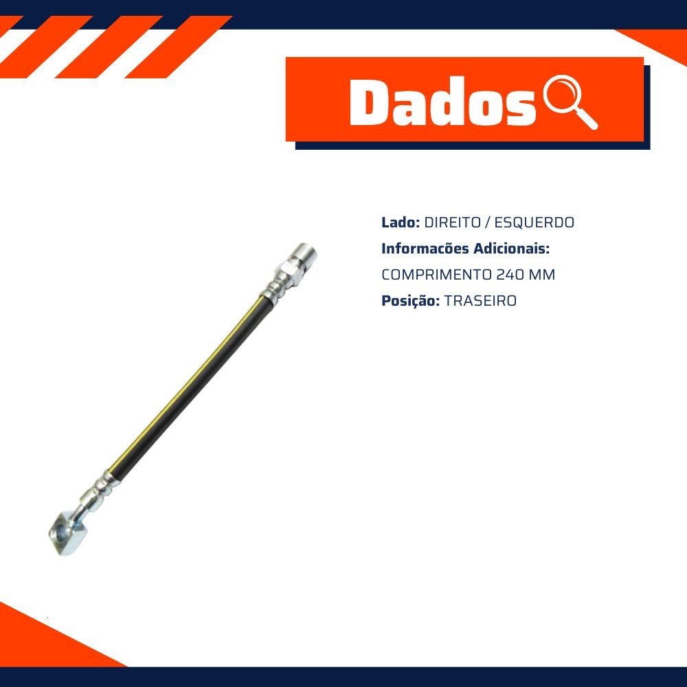 Mangueira Flexível de Freio Traseiro - Norflex - 4095 - (7)