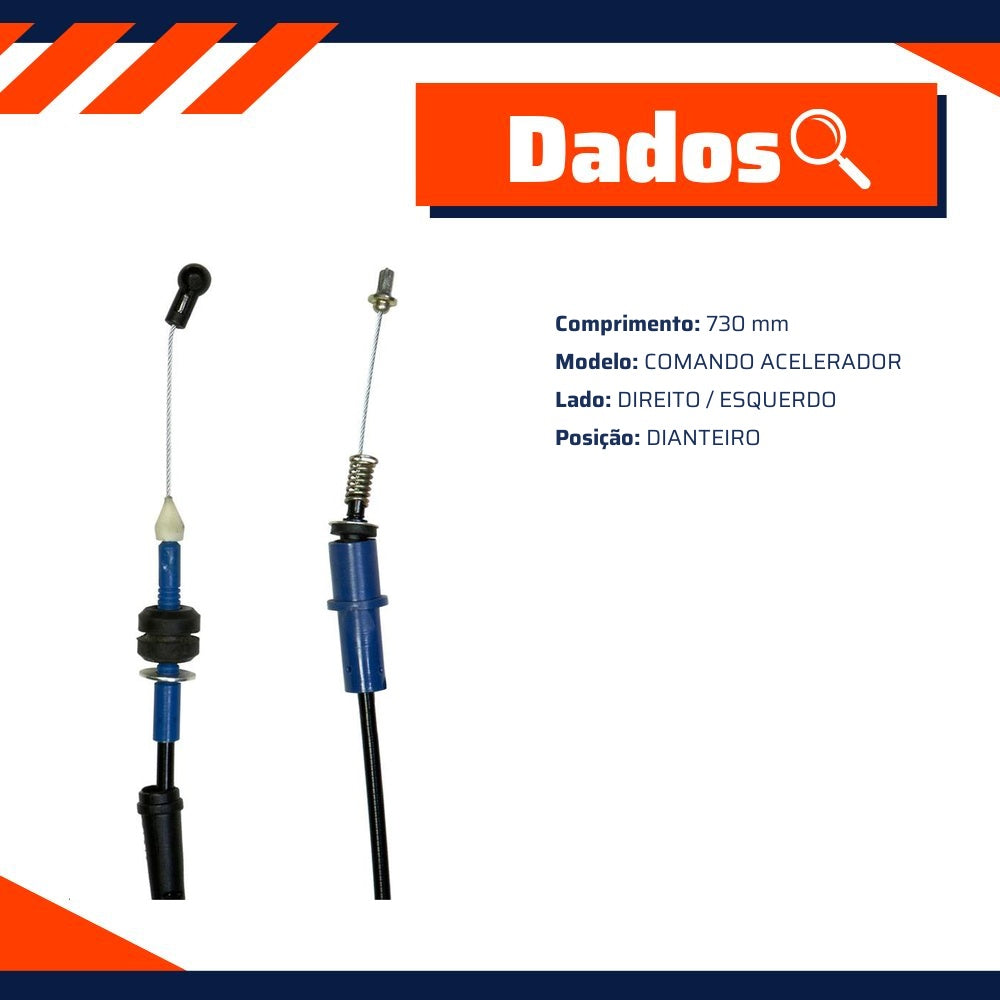 Cabo de Comando do Acelerador - IKS - 4184 - (3)