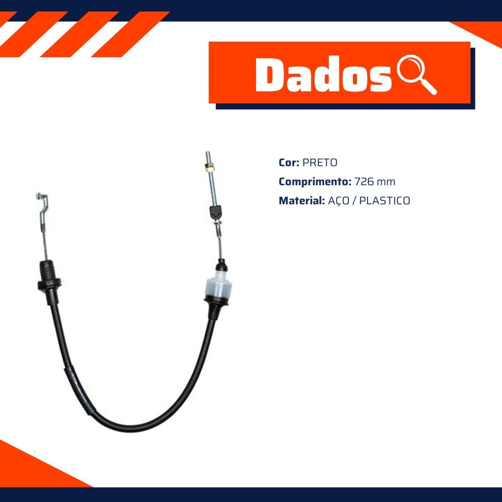 Cabo de Comando da Embreagem - IKS - 4326 - (3)