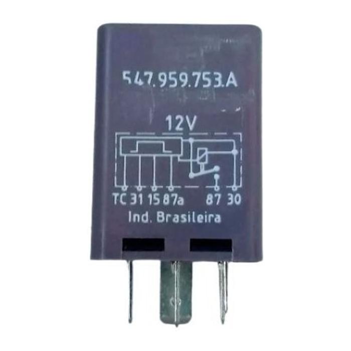 Relê 12 V 6 Terminais Macho - KOSTAL - 5997535 - (1)