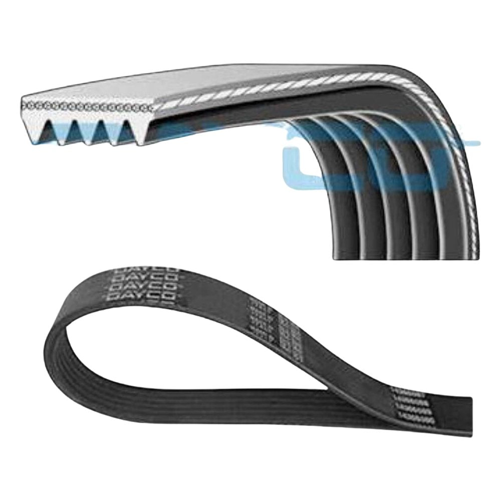 Correia de acessórios Poly-V - DAYCO - 5PK995 - (2)