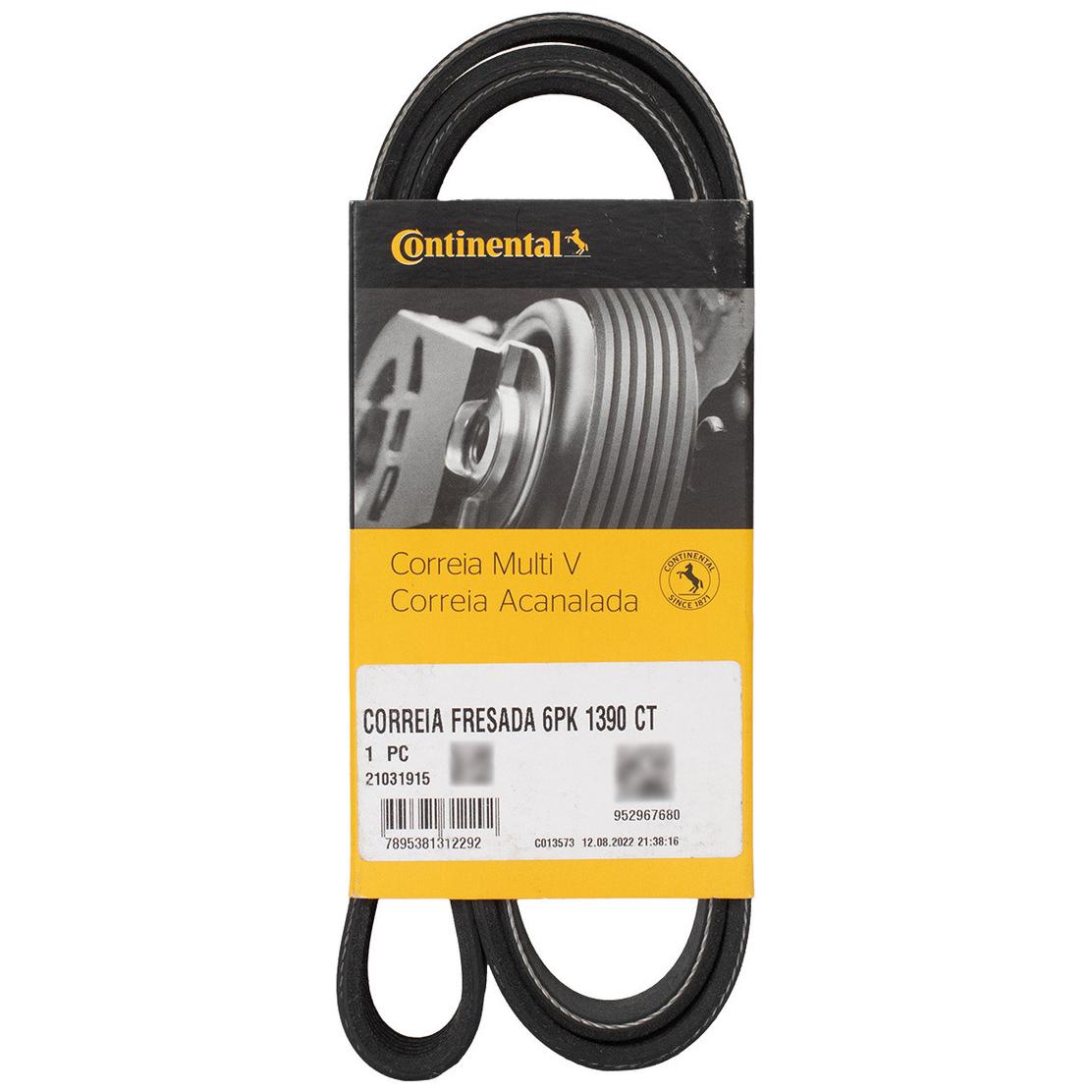 Correia de Acessórios Multi V - CONTITECH - 6PK1390 - (1)