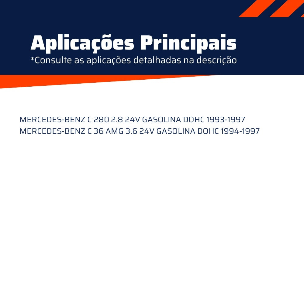 Correia de Acessórios PK 2170mm Poly-V para Mercedes-Benz C 280 e C 36 AMG - Dayco - 6PK2170 - (2)