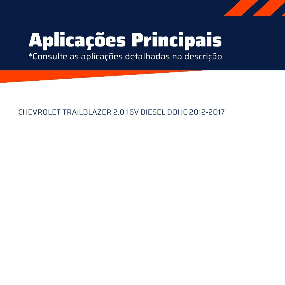 Correia de Acessórios Poly-V 6 Estrias para Chevrolet Trailblazer - Dayco - 6PK2825 - (2)