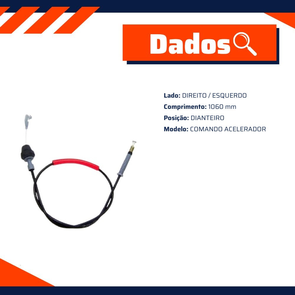 Cabo de Comando do Acelerador para Peugeot Partner - IKS - 7186 - (2)