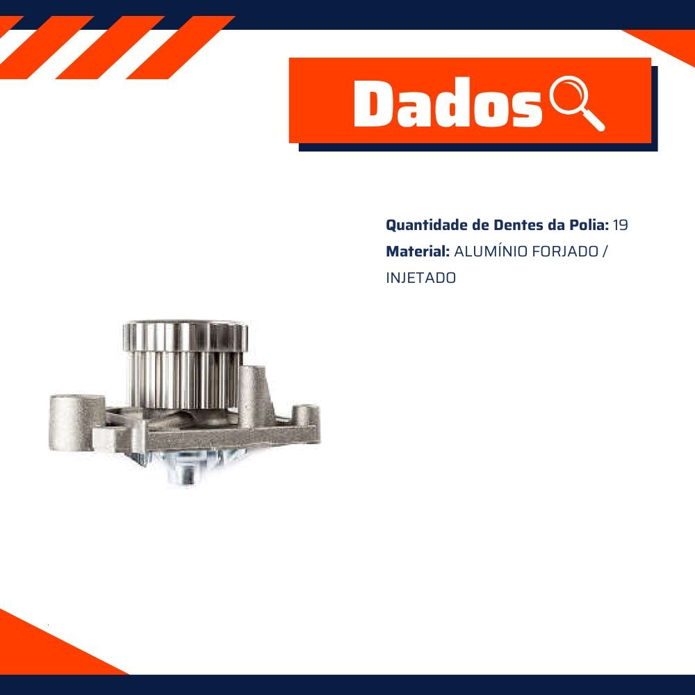 Bomba D'Água para Honda Civic - Indisa - 752502 - (3)