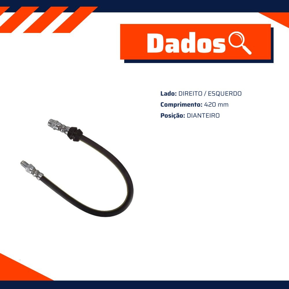 Mangueira Flexível de Freio Dianteiro para Renault Master - Norflex - 8241 - (1)