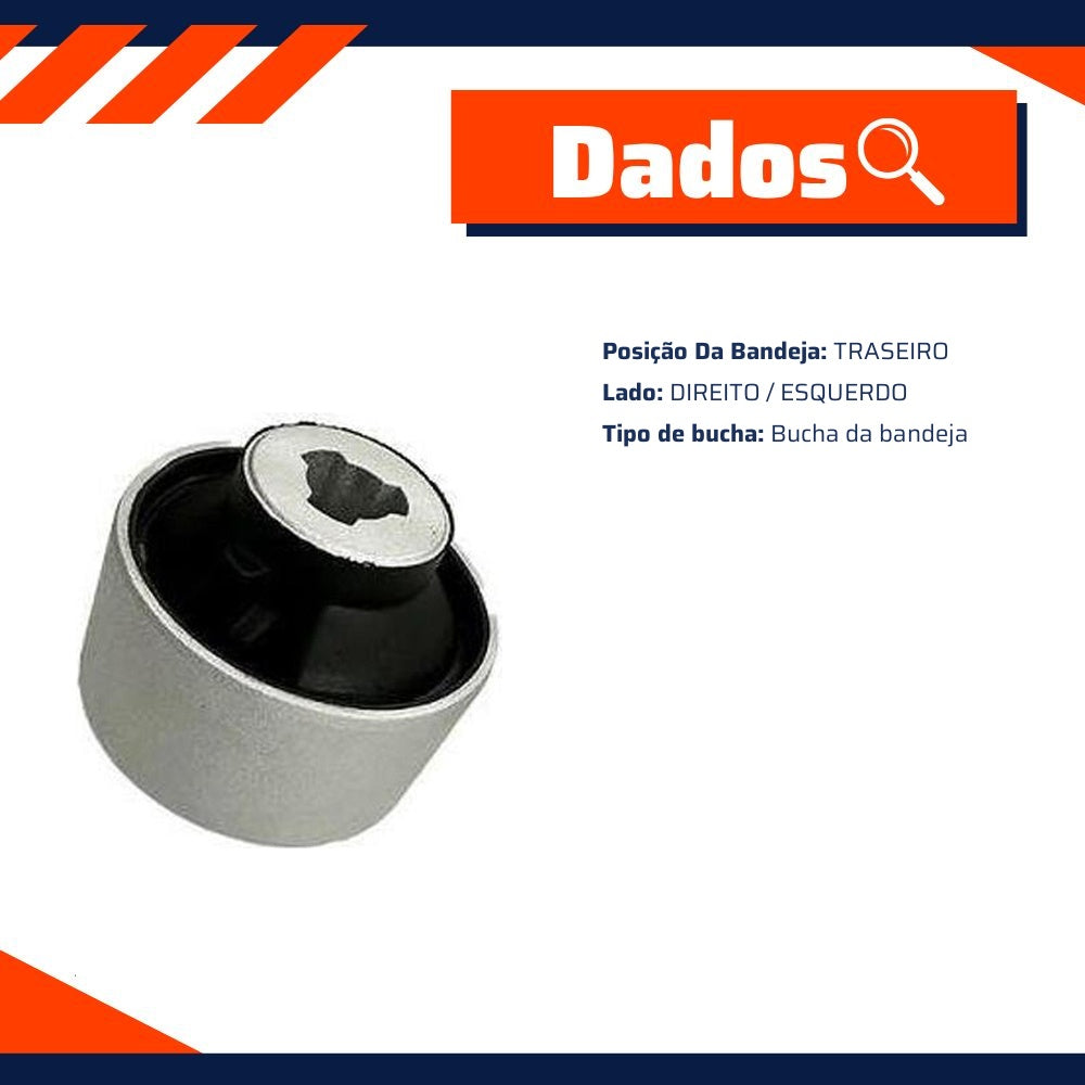 Bucha da Bandeja Dianteira Traseira para Peugeot 208 - Sampel - 8546 - (2)