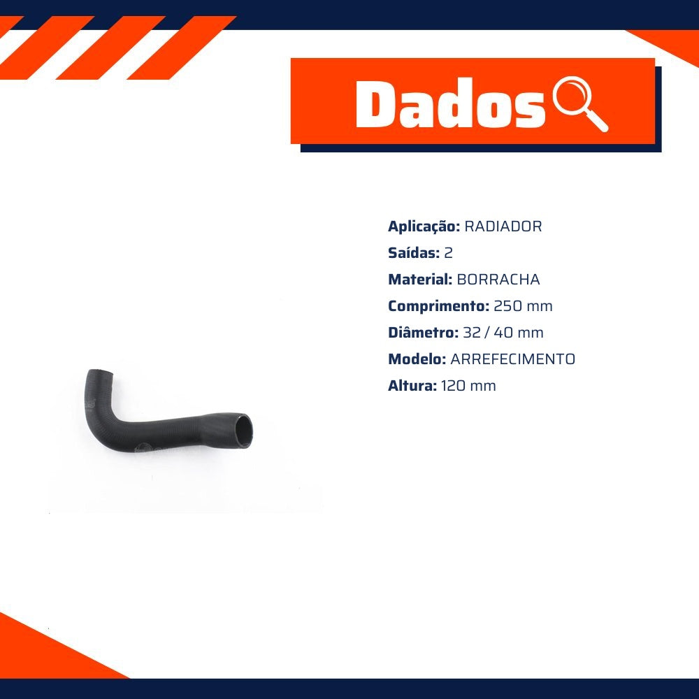 Mangueira do Radiador para Chevrolet Celta - Cauplas - 904914 - (7)
