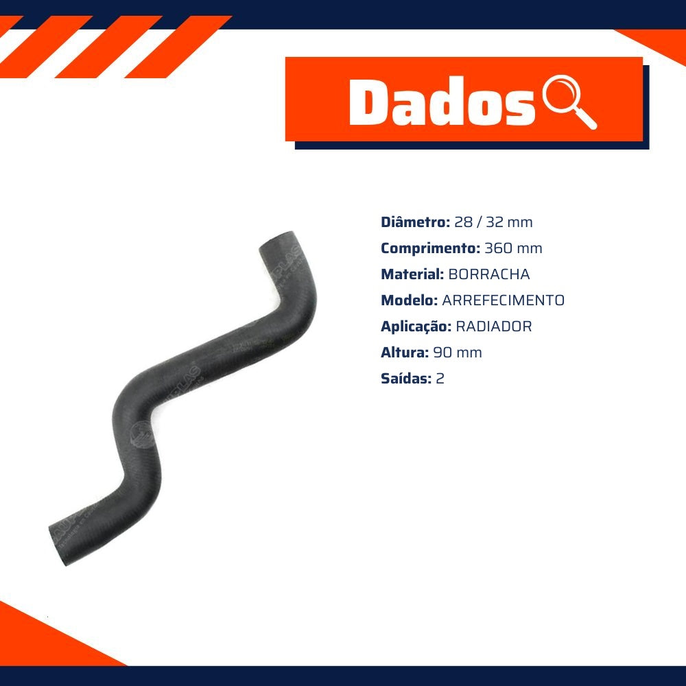 Mangueira do Radiador para Fiat Palio - Cauplas - 908343 - (7)