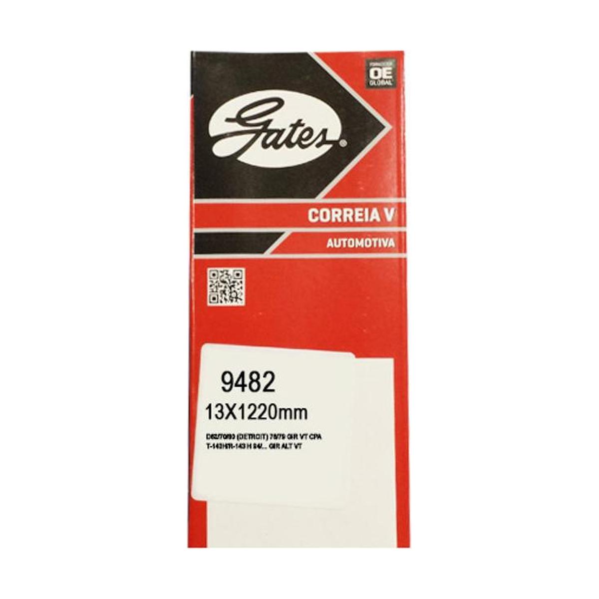 Correia de Acessórios - GATES - 9482 - (2)