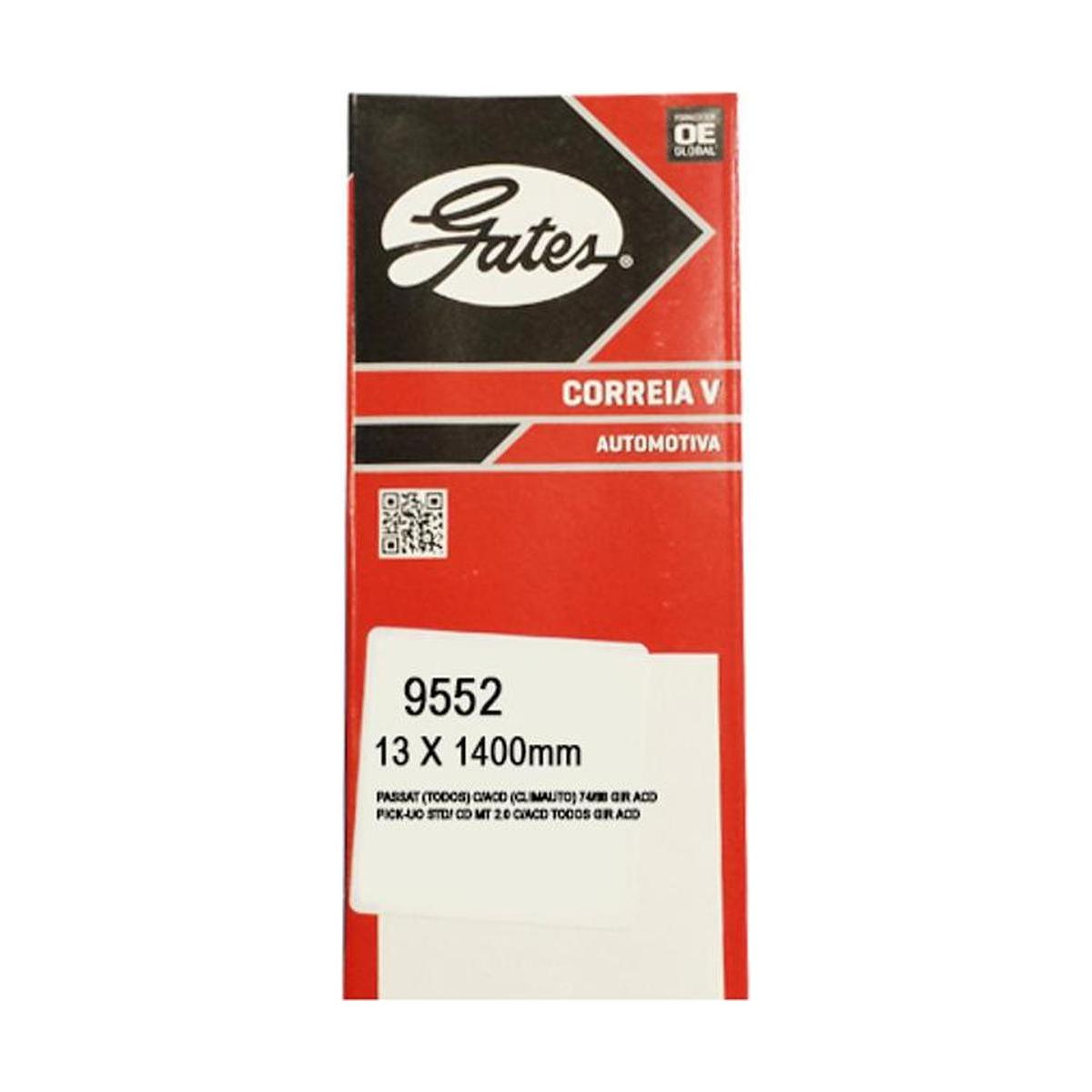 Correia de Acessórios V 13x1395mm - GATES - 9552 - (1)