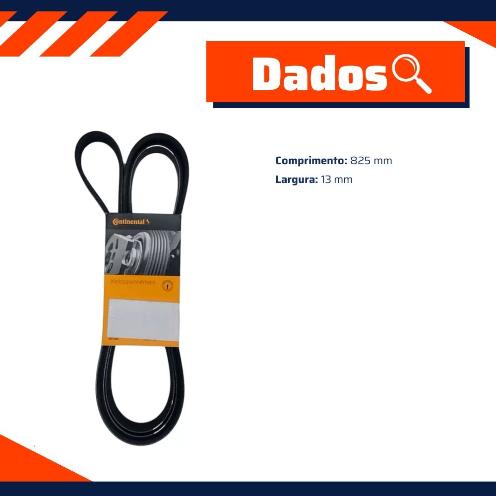 Correia de Acessórios 825x13mm - CONTITECH - AVX13X825 - (1)
