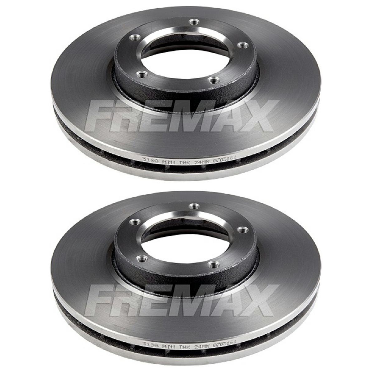Par Disco de Freio Dianteiro Ventilado - Fremax - BD5180 - (1)