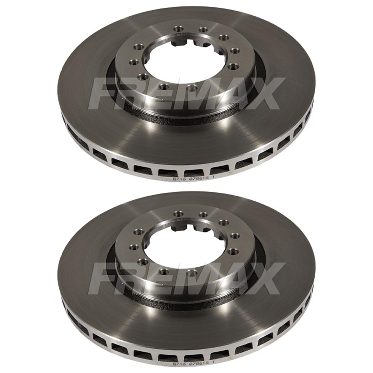 Par Disco de Freio Dianteiro Ventilado - Fremax - BD8716 - (1)