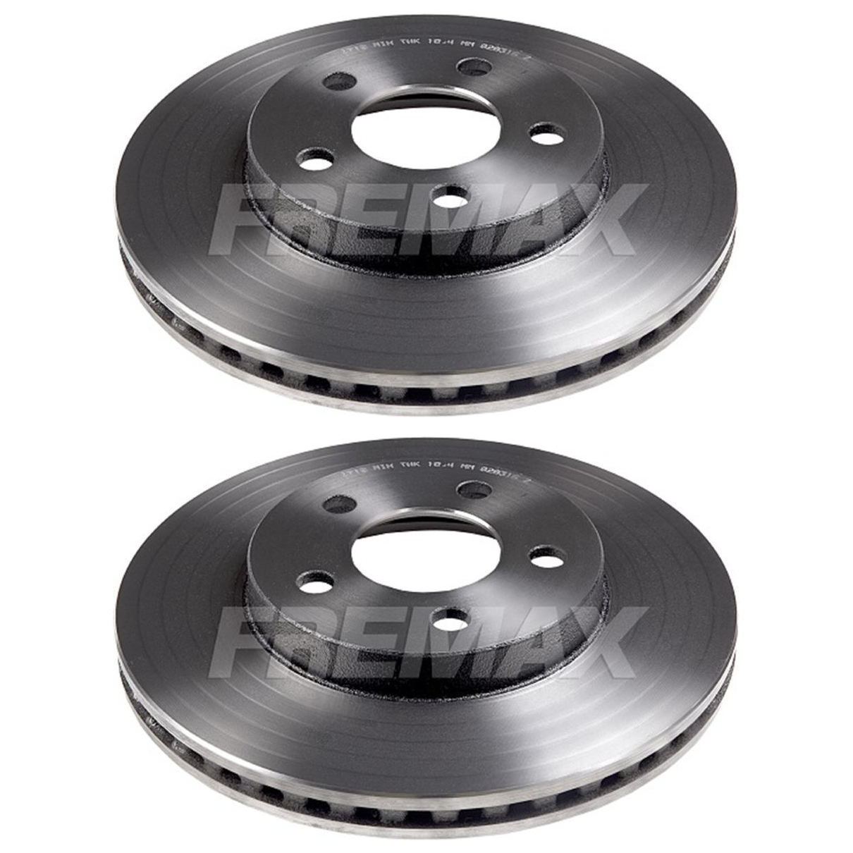 Par Disco de Freio Dianteiro Ventilado - Fremax - BD9718 - (1)