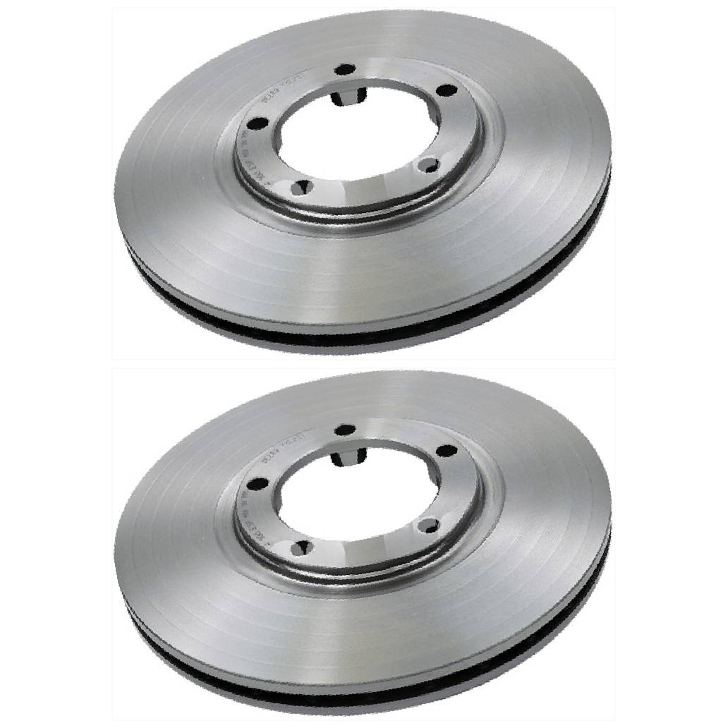 Par Disco de Freio Dianteiro Ventilado - MDS - D100 - (1)