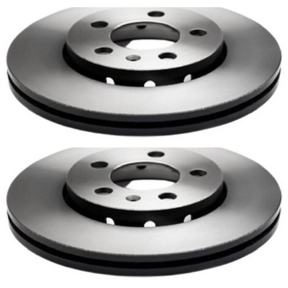 Par Disco de Freio Dianteiro Ventilado - MDS - D28B - (1)
