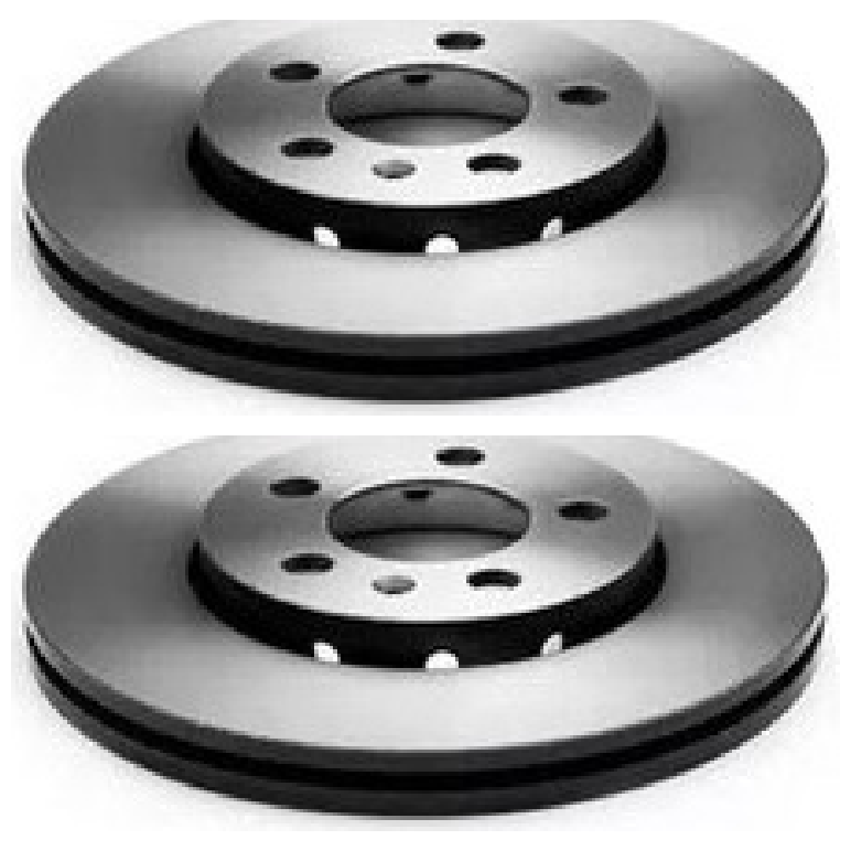 Par Disco de Freio Dianteiro Ventilado - MDS - D28F - (1)