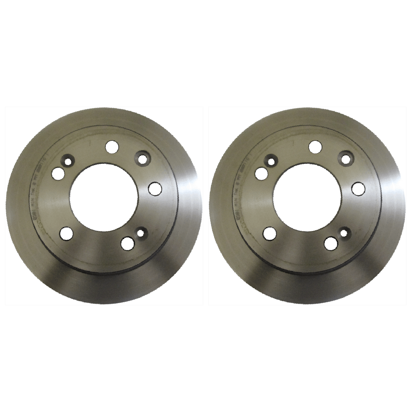 Par Disco de Freio Traseiro Sólido - MDS - D325E - (1)