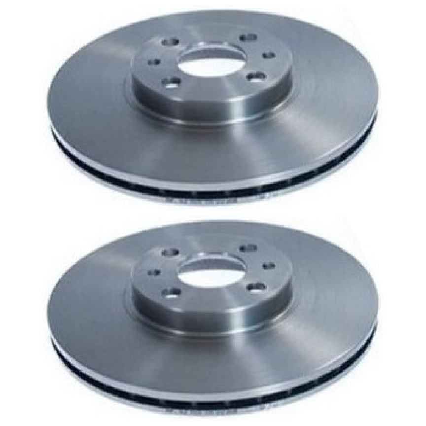 Par Disco de Freio Dianteiro Ventilado - MDS - D343D - (1)