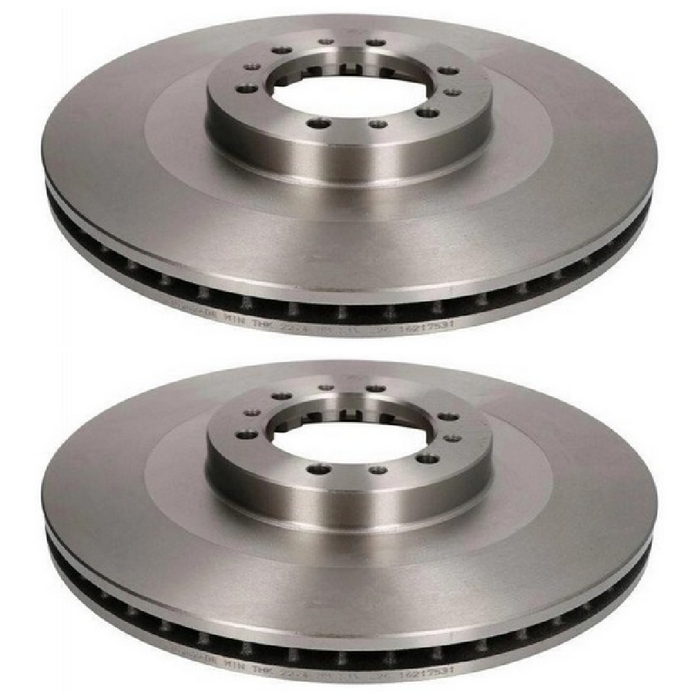 Par Disco de Freio Dianteiro Ventilado - MDS - D377C - (1)
