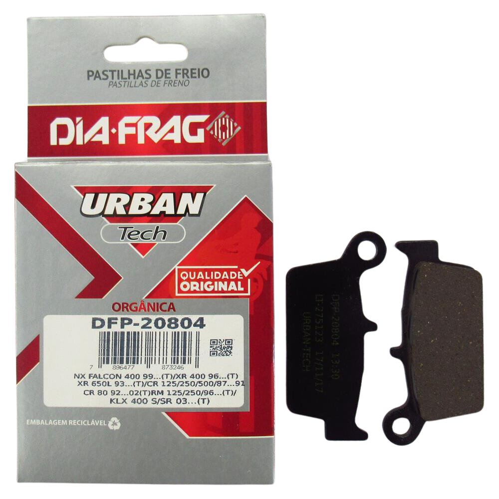 Pastilha de Freio Traseiro - DIA-FRAG - DFP-20804 - (1)