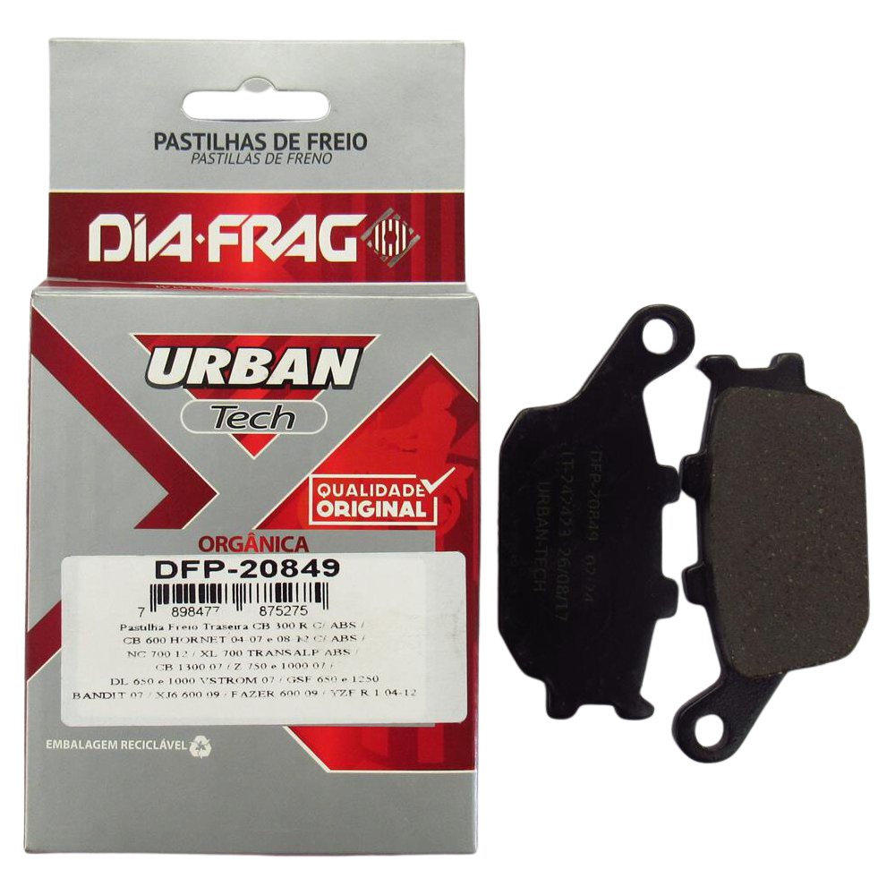 Pastilha de Freio Traseira - DIA-FRAG - DFP-20849 - (1)