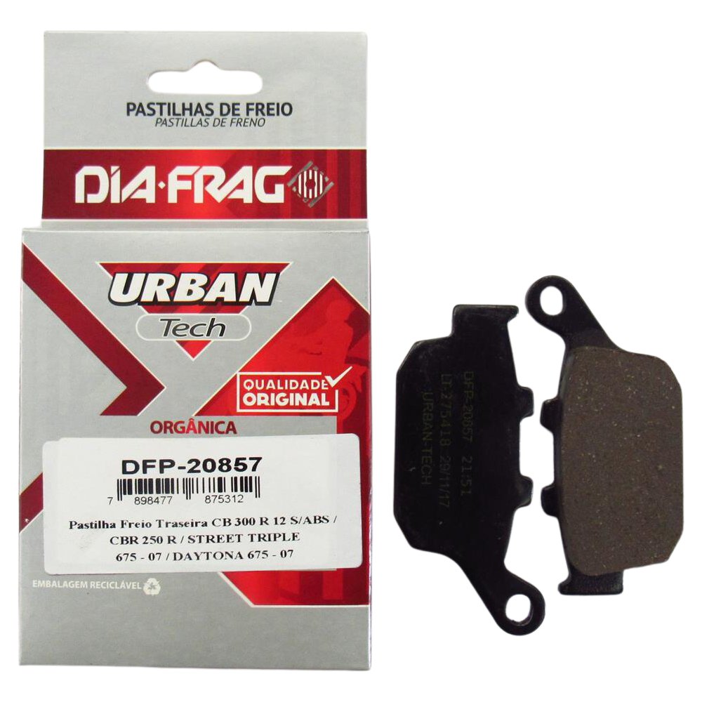 Pastilha de Freio Traseira - DIA-FRAG - DFP-20857 - (1)