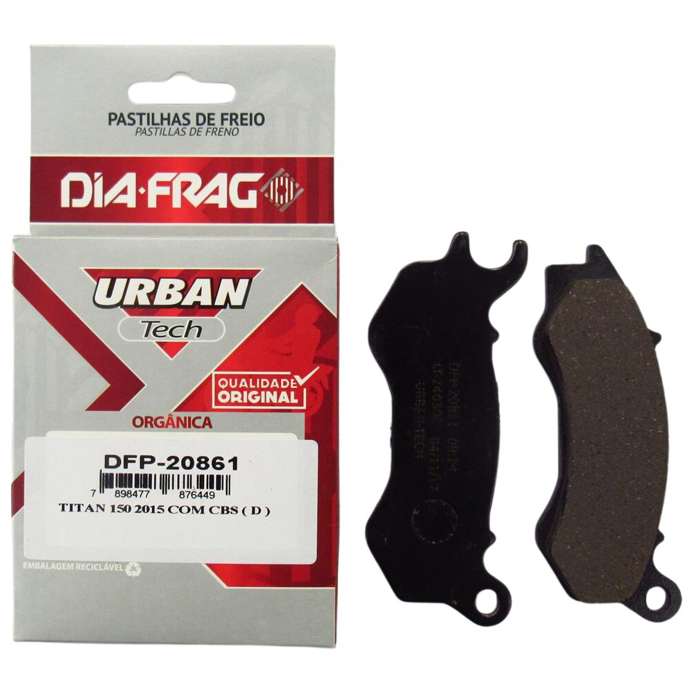 Pastilha de Freio Dianteira - DIA-FRAG - DFP-20861 - (1)