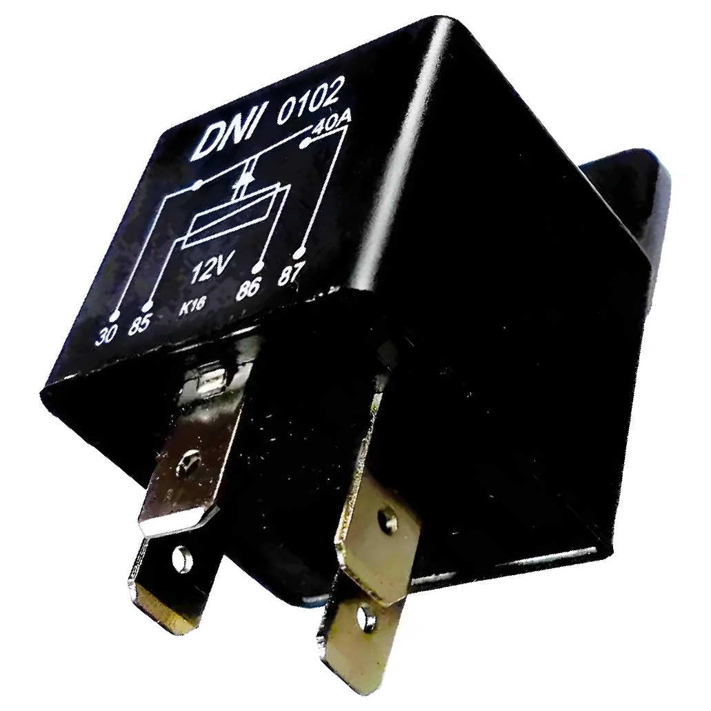 Relê Auxiliar 12V 4 Terminais - DNI - 0102 - (2)