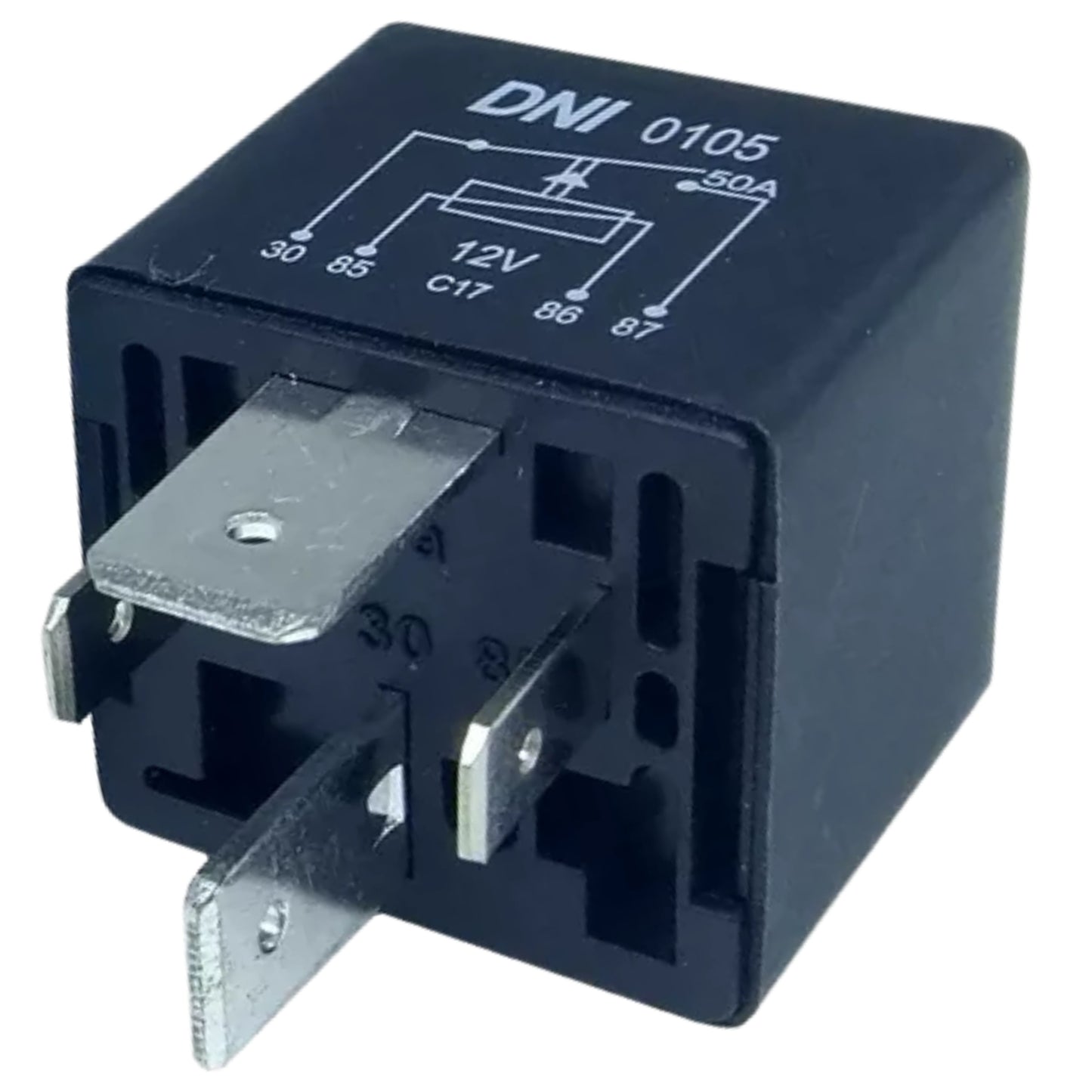 Relé Auxiliar Injeção Eletrônica 50A 12V - DNI - 0105 - (1)