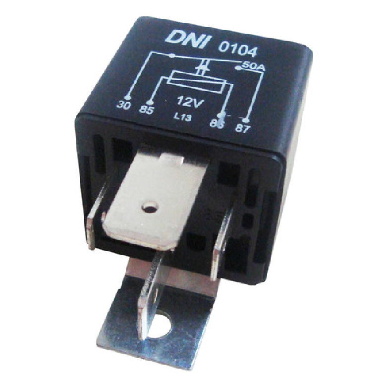 Relê 12V Auxiliar 4 Conexões - DNI - 0104 - (2)