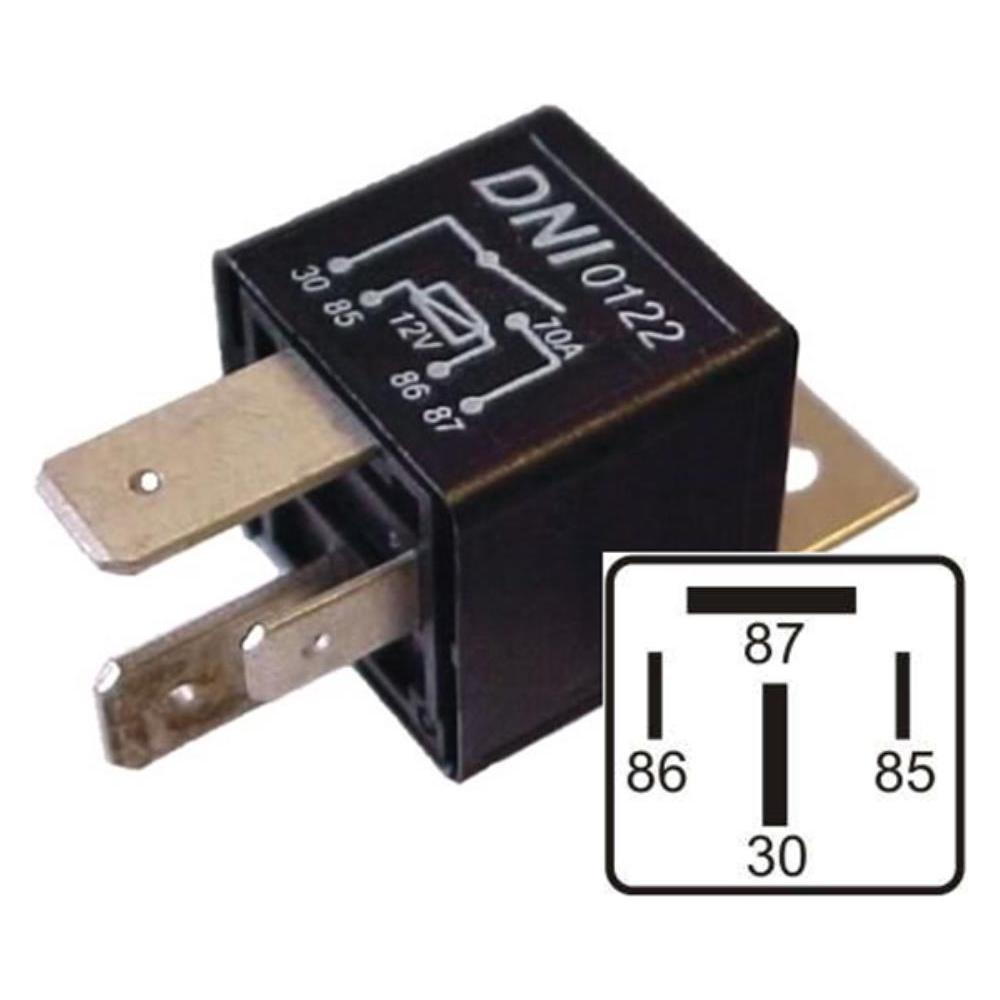 Relê 12V Auxiliar - DNI - 0122 - (1)