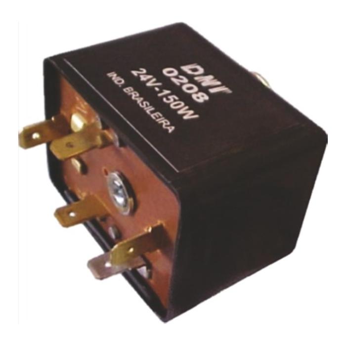 Relê Auxiliar 24V 5 Terminais 150W Comutador de Farol - DNI - 0208 - (1)